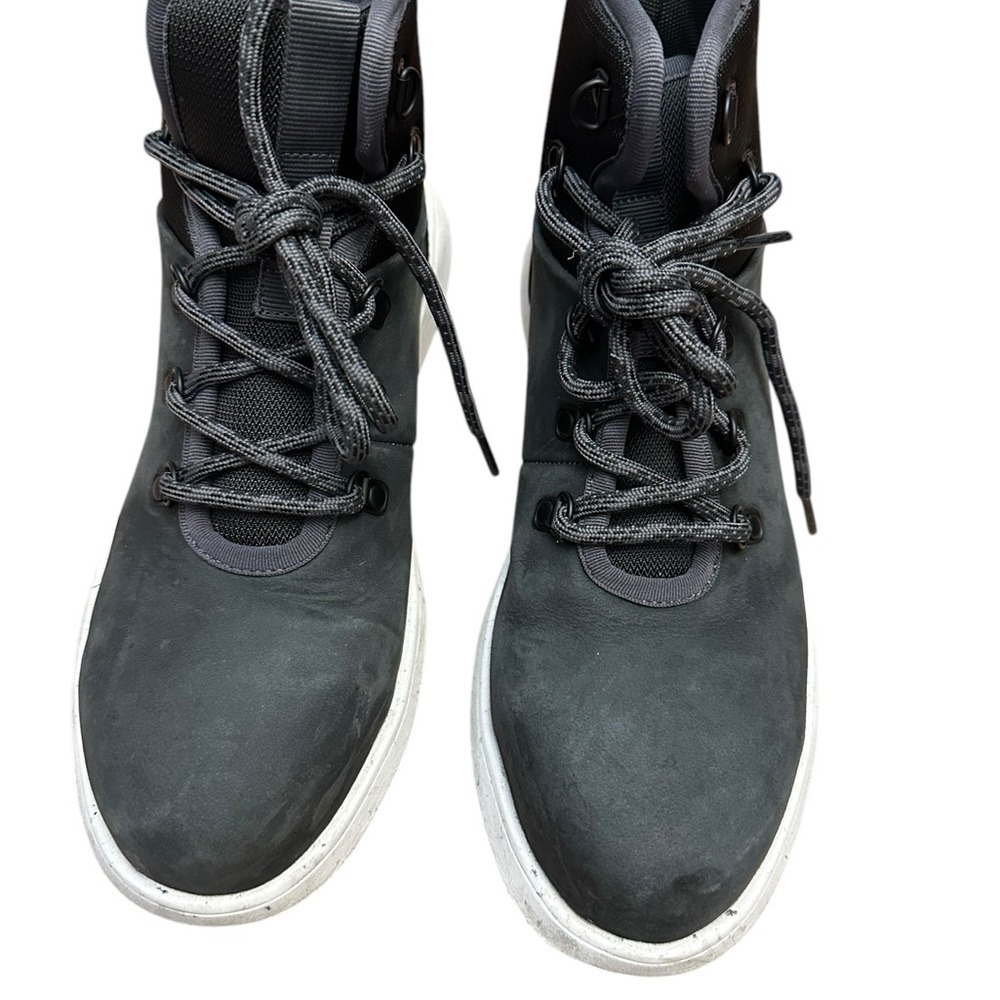Bogs Cypress‎ Lace ST Steel Toe Waterproof Work Boots Black Grey Womens 7.5